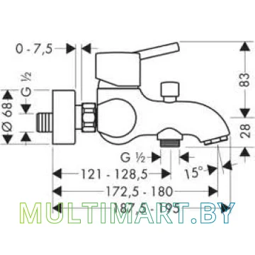 Смеситель Hansgrohe Talis S 32420000 картинка 2